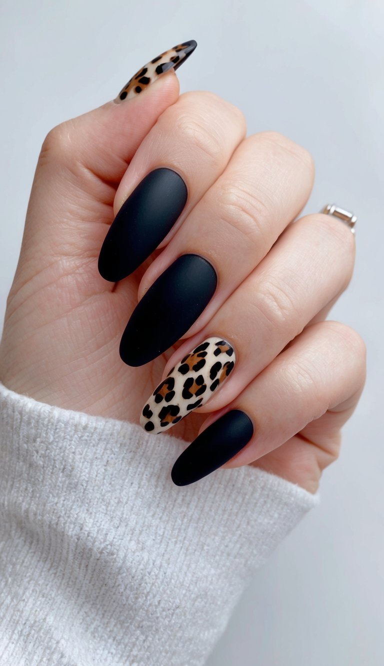 25 Matte Black Nail Art Ideas for a Bold, Modern Look