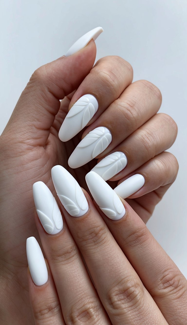 21 Matte White Nail Art Ideas: Chic Designs for a Fresh and Elegant Look