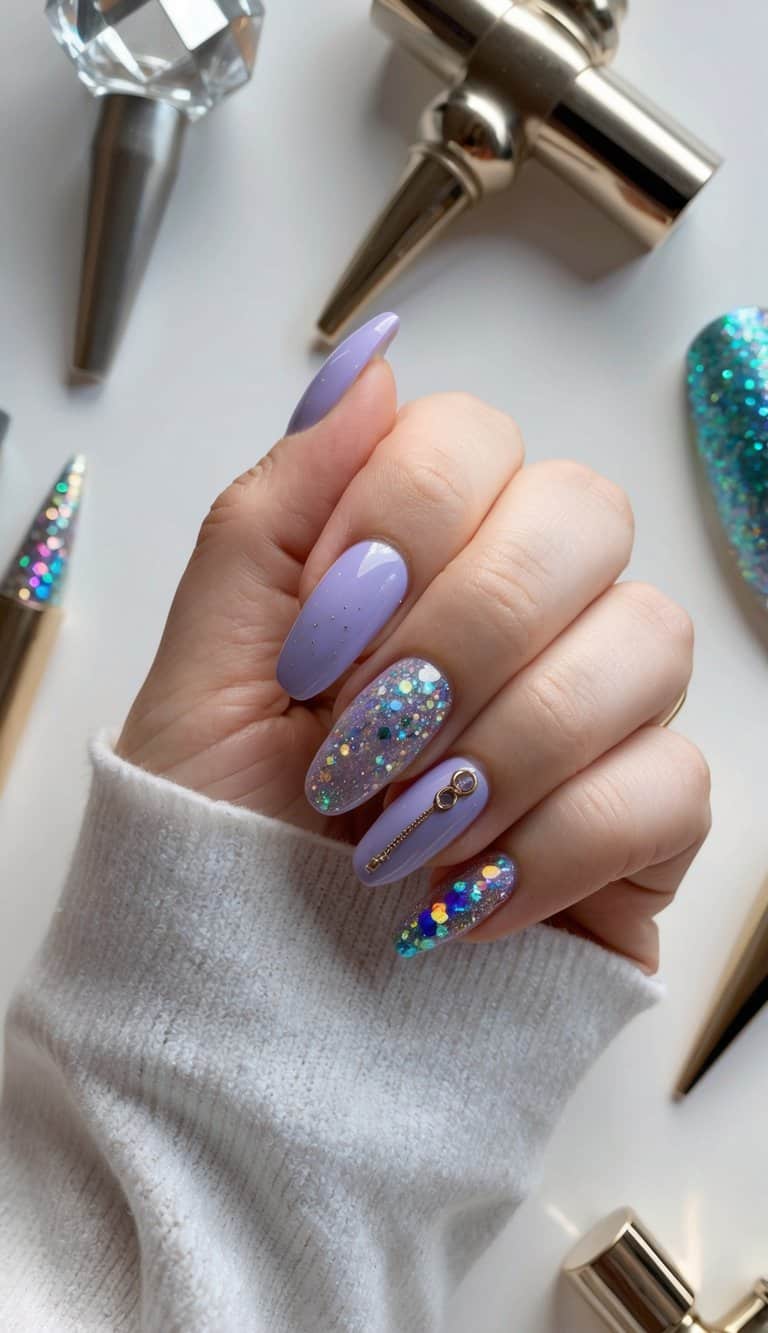 19 Periwinkle Nail Art Ideas: Dreamy Pastel Designs