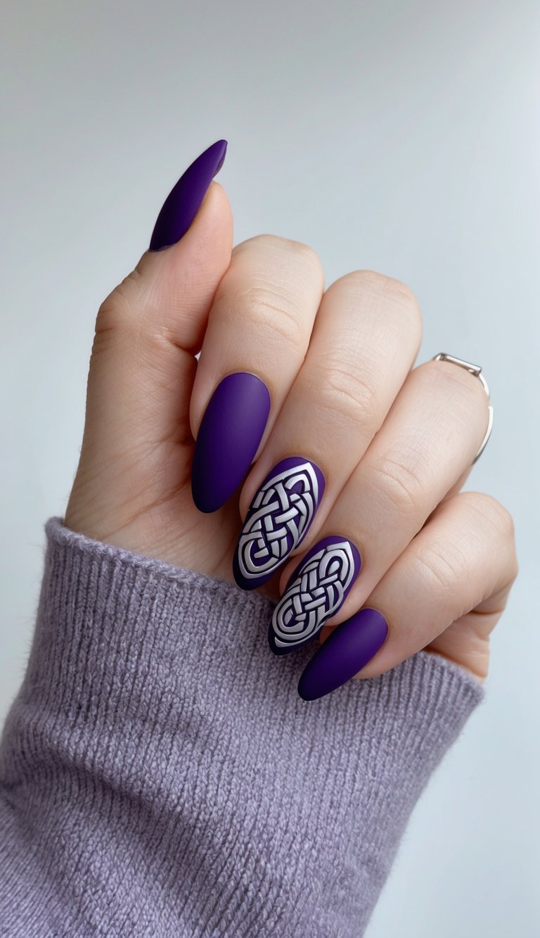 20 Matte Purple Nail Art Ideas: Stunning Designs for a Bold Look