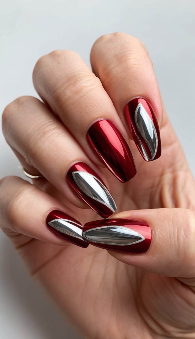 16 Red Chrome Nail Art Ideas for a Showstopping Manicure