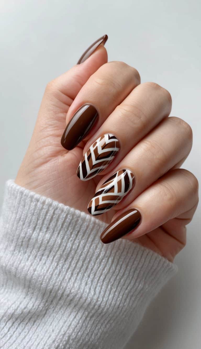 18 Stylish Brown Nail Art Ideas: Cozy Elegance for Your Fall Manicure