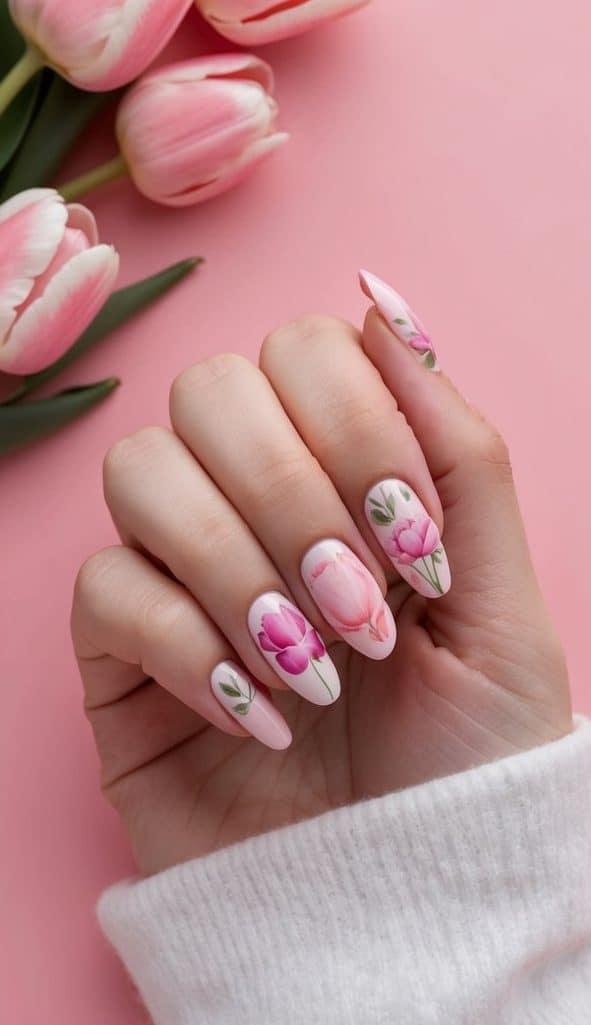 22 Pink Flower Nail Art Ideas: Blooming Beauties for Your Fingertips
