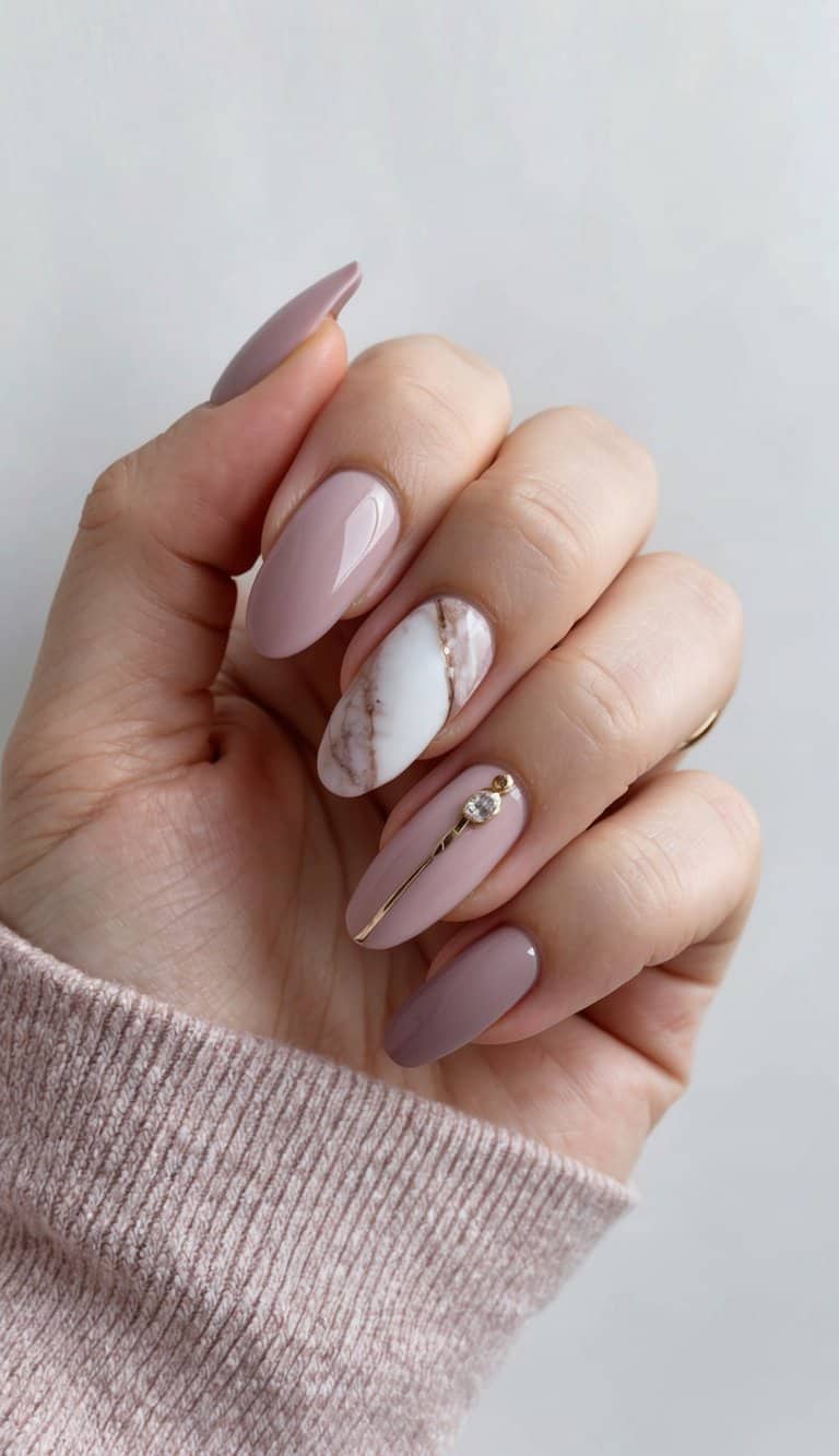 24 Mauve Nail Art Ideas: Elegant Dusty Pink Designs for Spring 2025