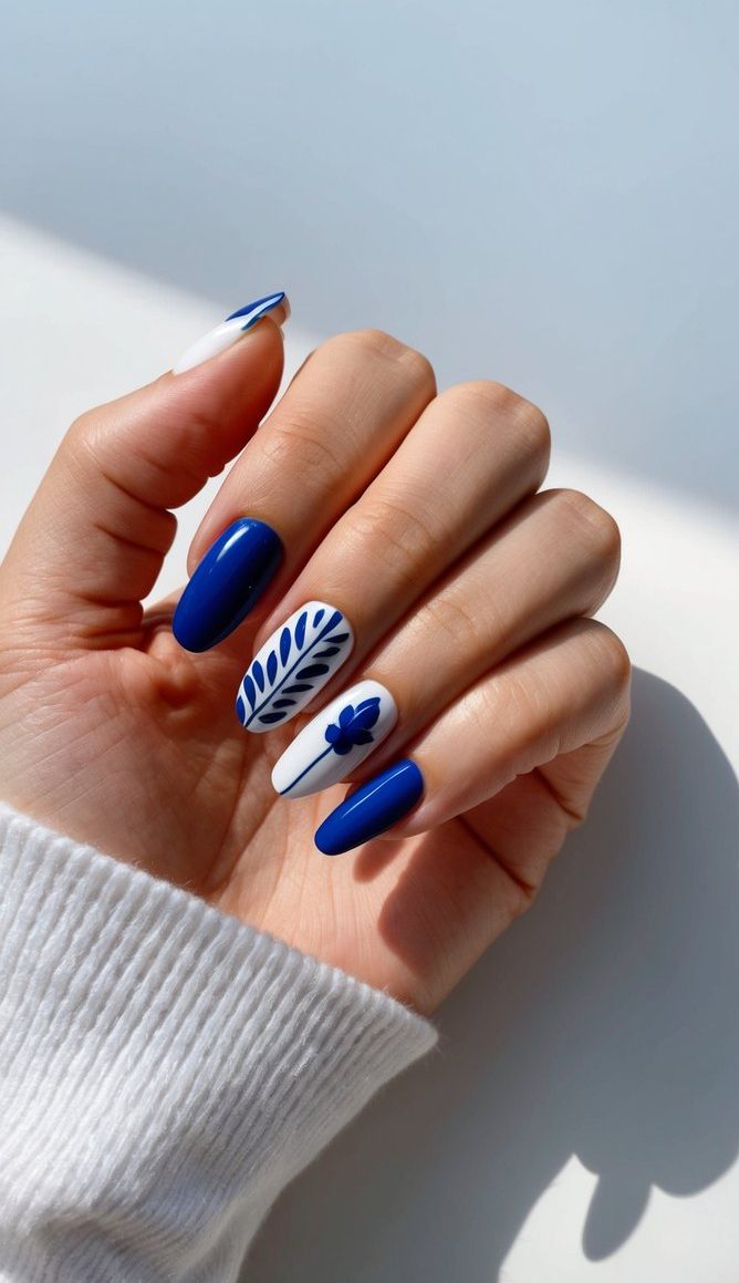 17 Blue and White Nail Art Ideas: Chic Designs for a Fresh and Elegant Manicure
