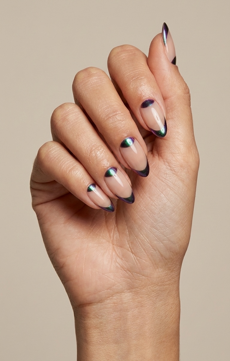 18 Reverse French Nail Art Ideas to Refresh Your Manicure Style