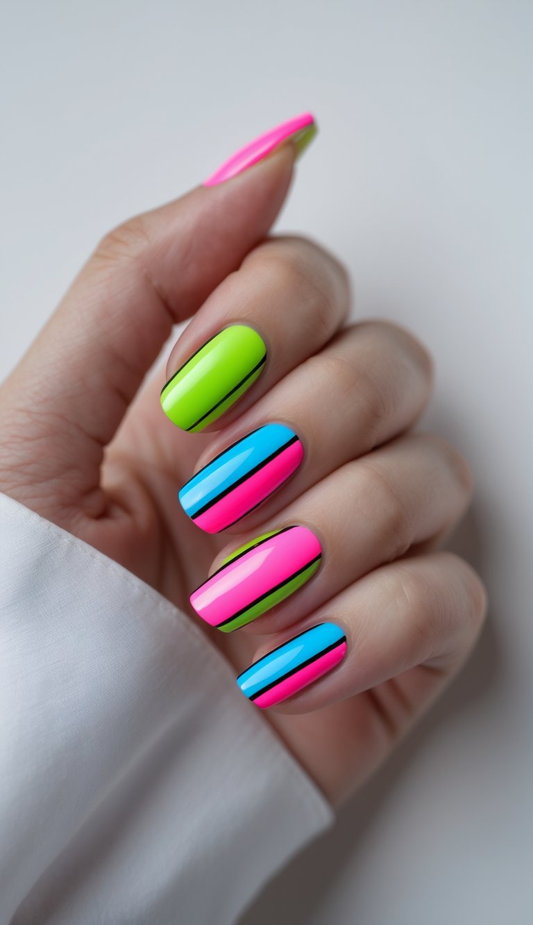 19 Flashy 80s Nail Art Ideas That Scream Retro Cool