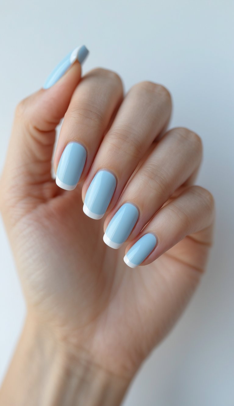 17 Baby Blue Nail Art Ideas for a Clean and Dreamy Manicure