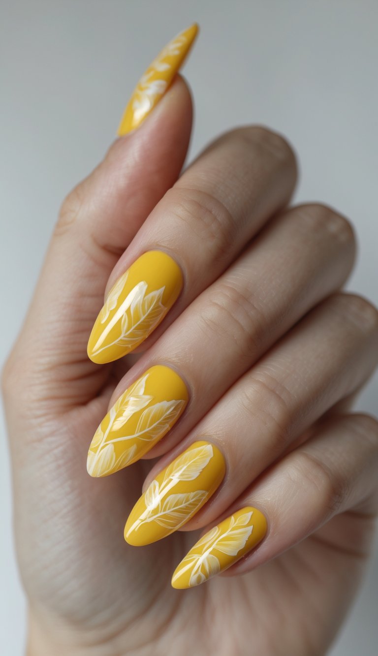 16 Golden Yellow Nail Art Ideas That Feel Fresh, Fun, and Stylish