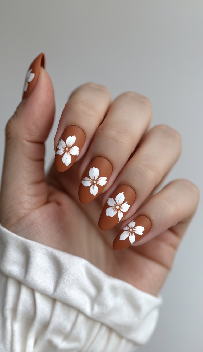 16 Terracotta Nail Art Ideas To Brighten Your Fall Manicure