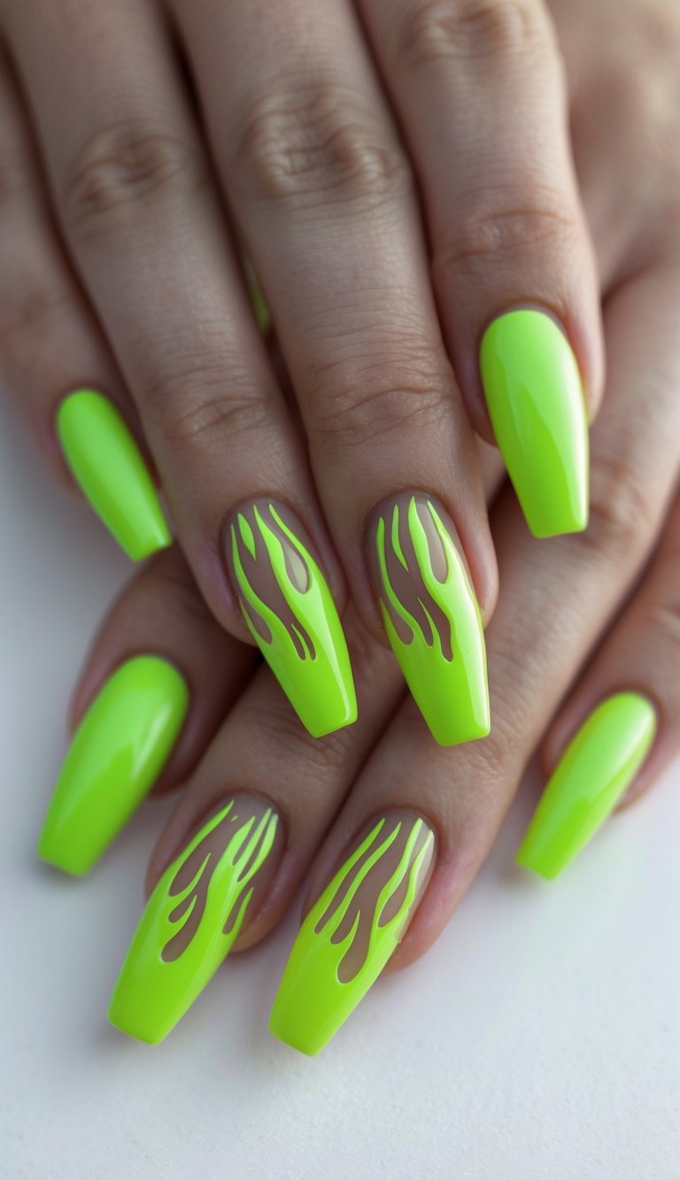 15 Neon Green Nail Art Ideas for a Bright and Playful Look